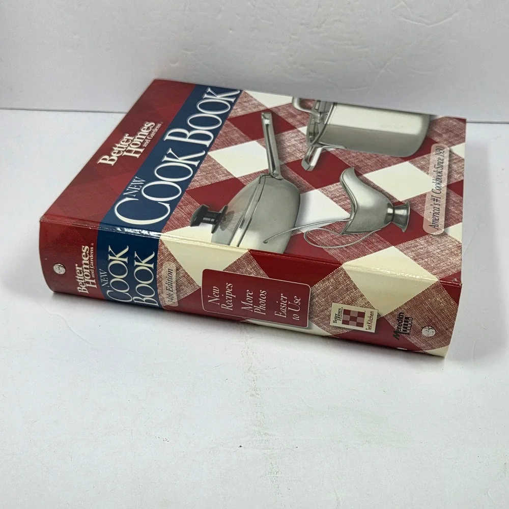 Better Homes and Gardens New Cook Book 14th Edition 3 Ring Binder Red Gingham